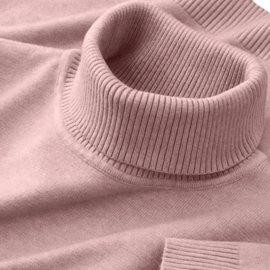 Olamil - Men’s Ribbed Merino Roll Neck Jumper