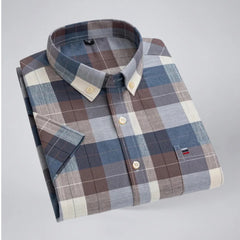 Men's Check Shirt – Short Sleeve