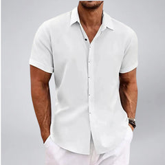 Men's Linen Shirt – Short Sleeve