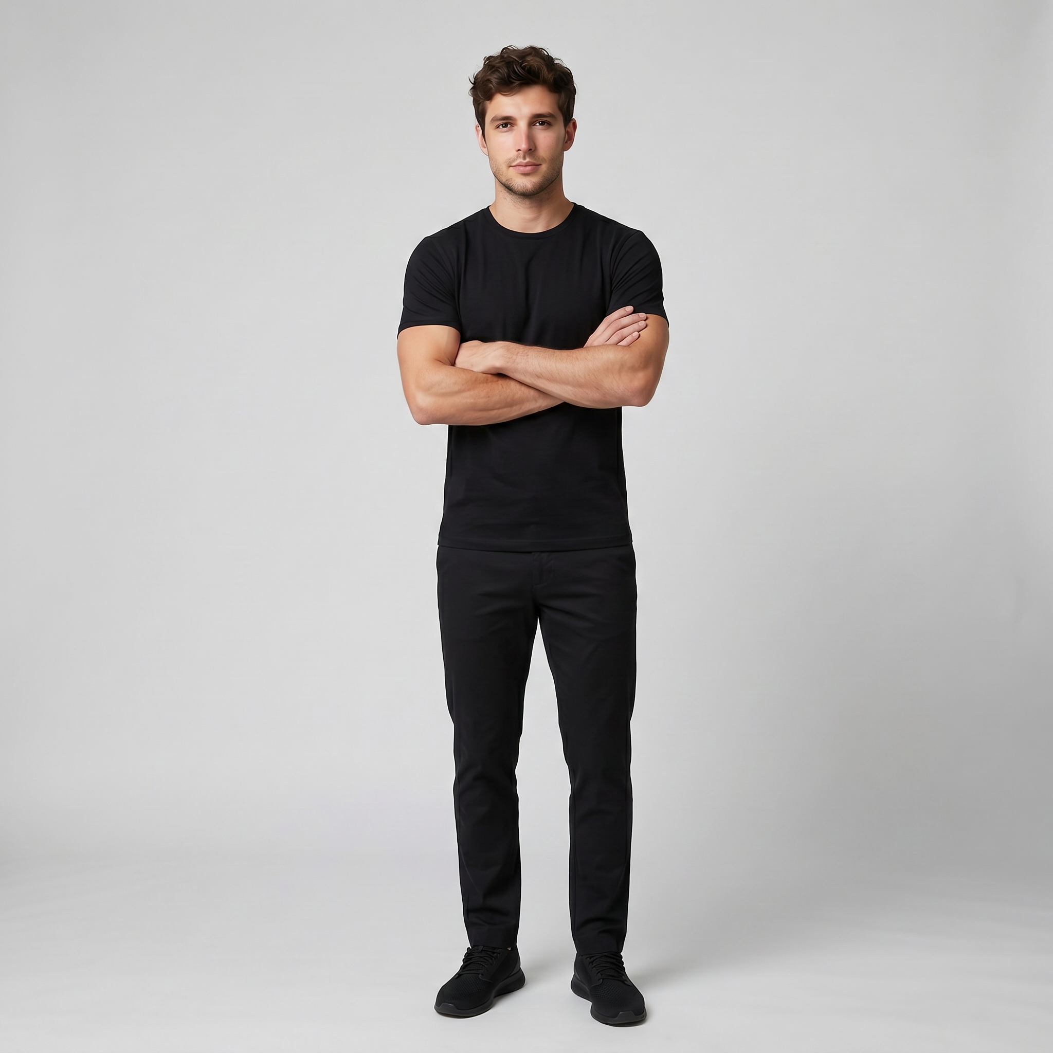 Olamil - Men’s Slim-Fit Crew-Neck T-Shirt