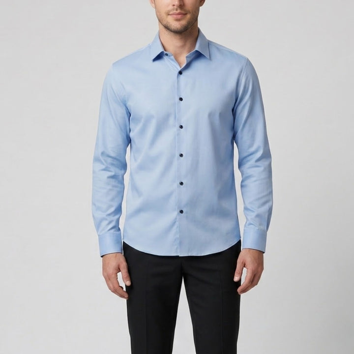 Men’s Slim-Fit Long-Sleeve Dress Shirt | Olamil
