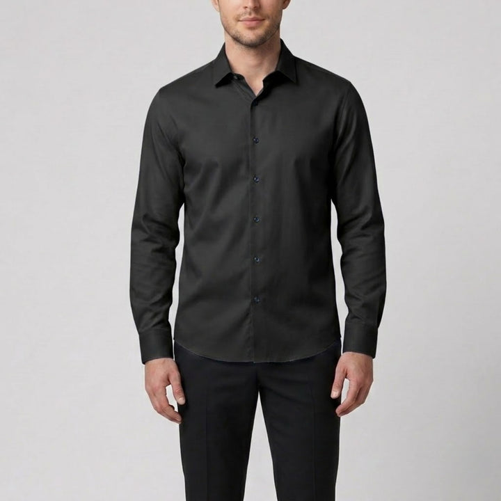 Men’s Slim-Fit Long-Sleeve Dress Shirt | Olamil