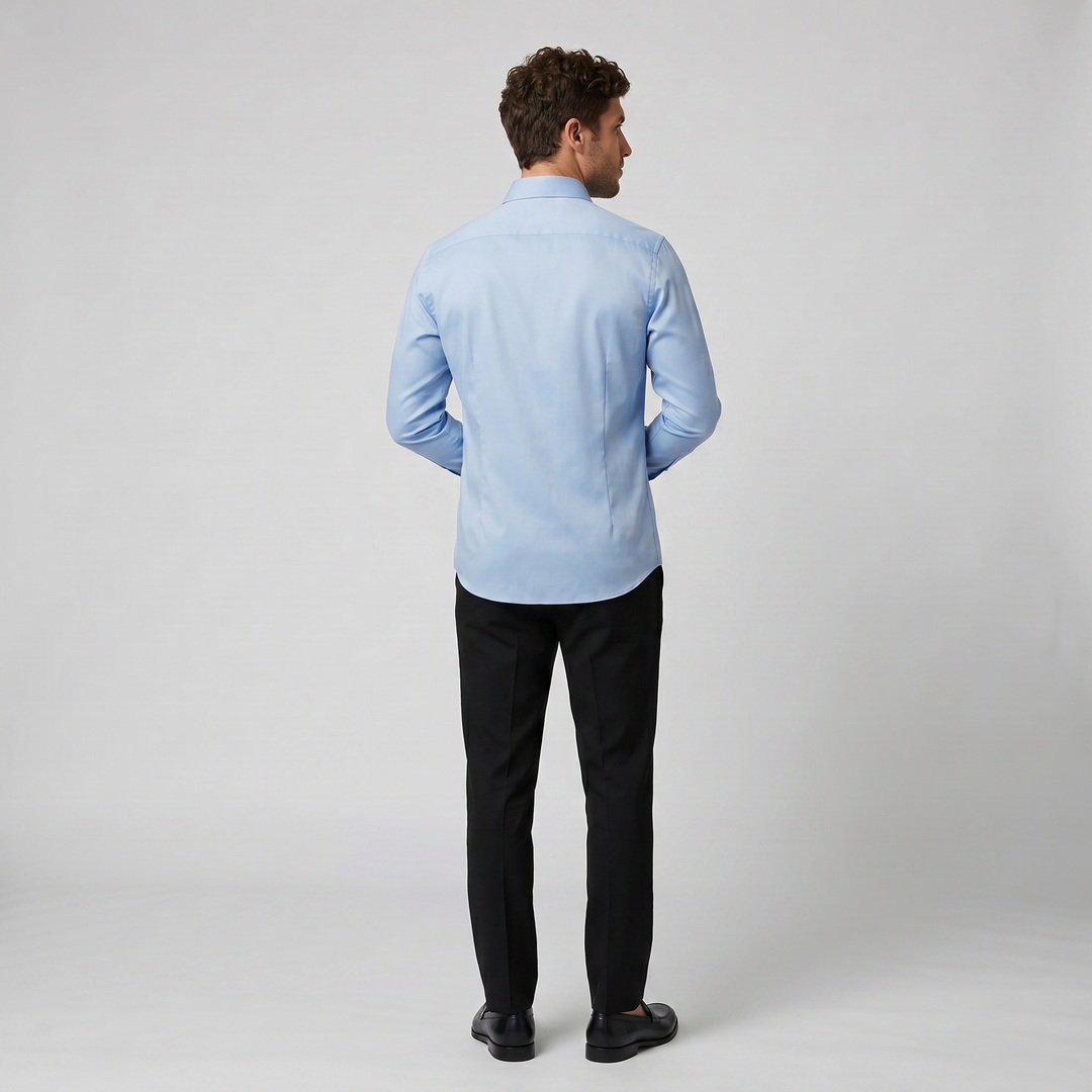 Men’s Slim-Fit Long-Sleeve Dress Shirt | Olamil