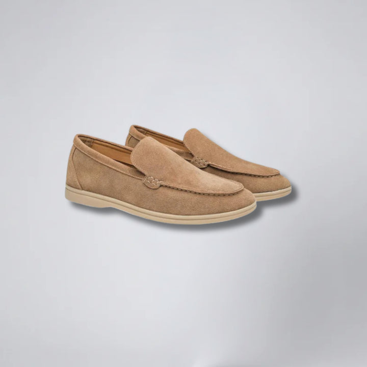 Men’s Slip-On Suede Penny Loafers | Olamil