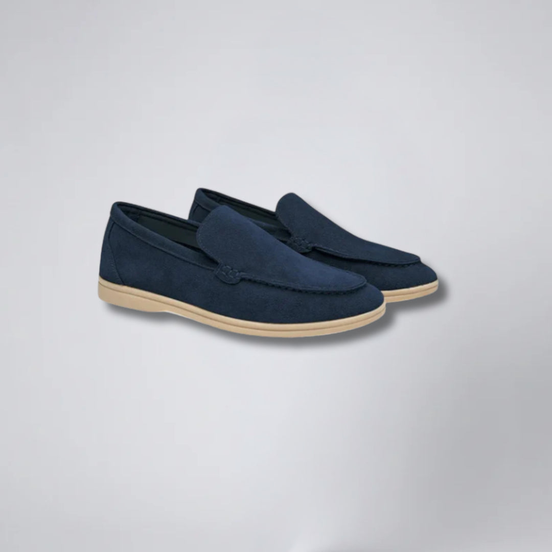 Men’s Slip-On Suede Penny Loafers | Olamil