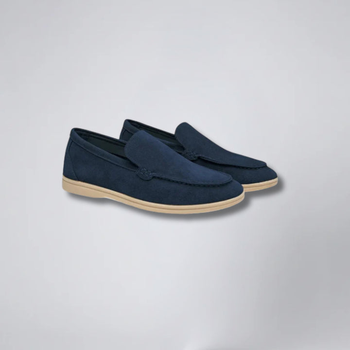 Men’s Slip-On Suede Penny Loafers | Olamil