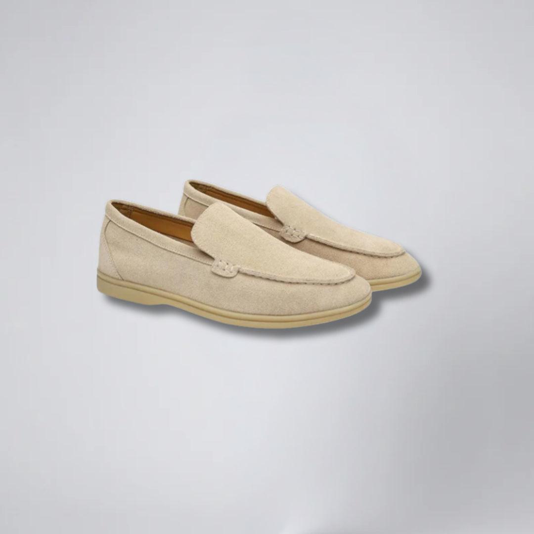 Men’s Slip-On Suede Penny Loafers | Olamil