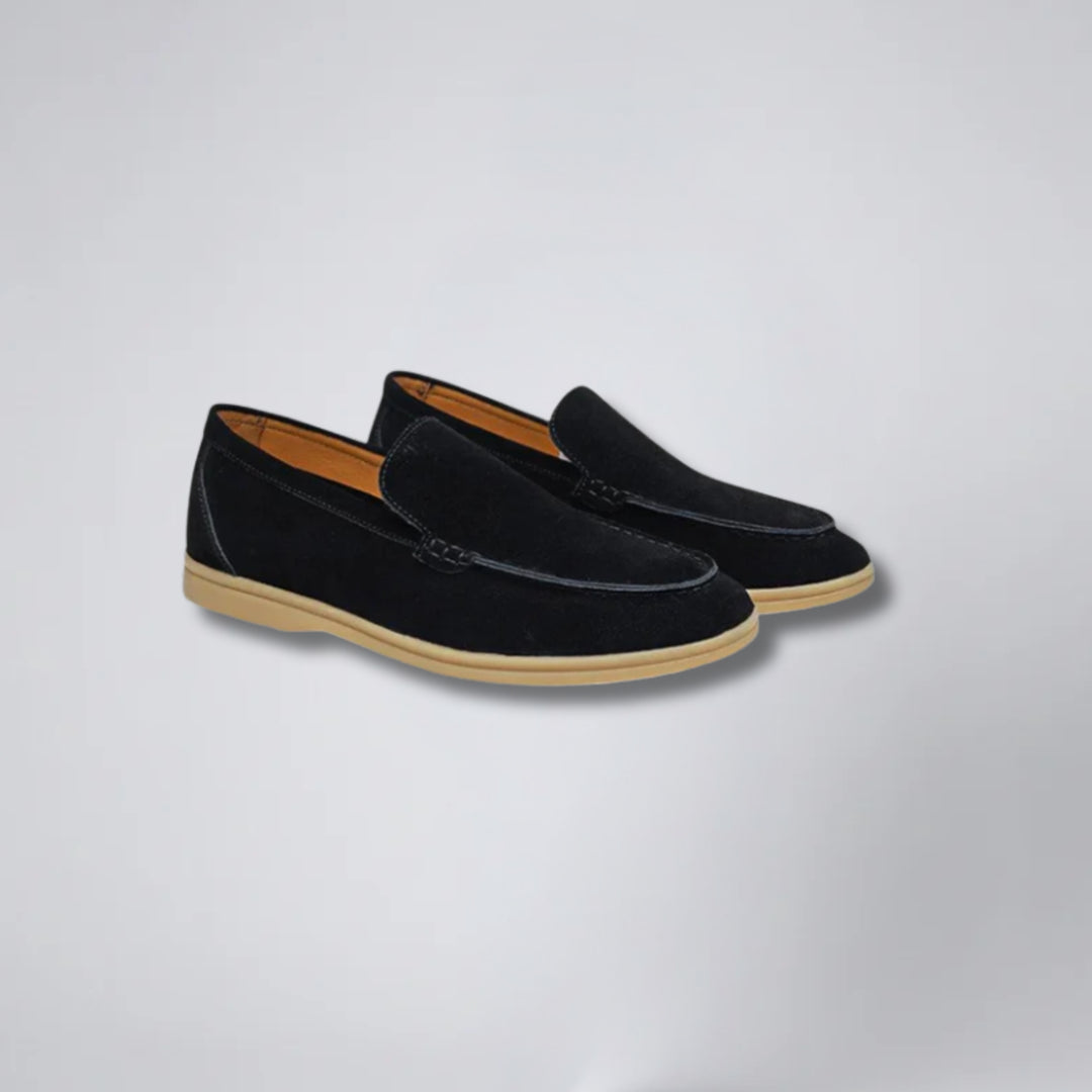 Men’s Slip-On Suede Penny Loafers | Olamil