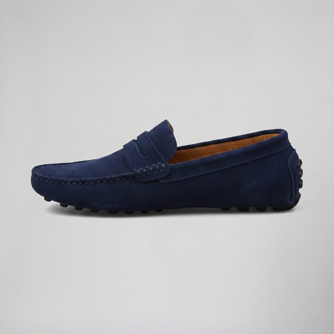 Men’s Suede Driver Loafers – Slip On | Olamil