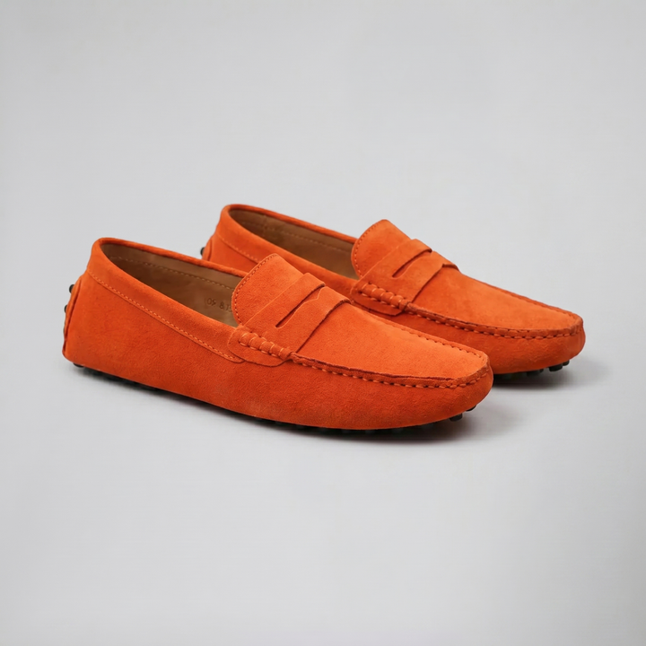 Men’s Suede Driver Loafers – Slip On | Olamil