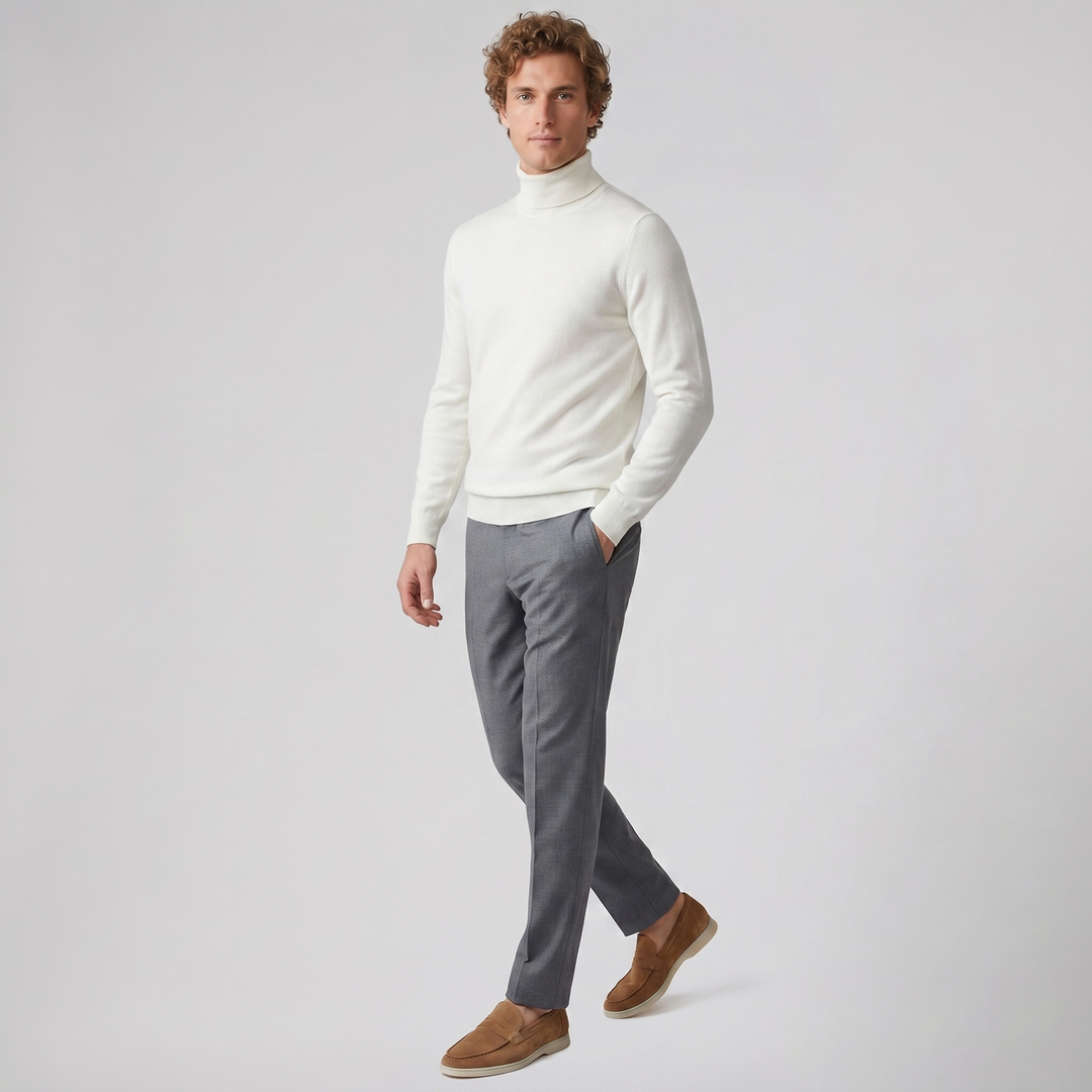 Men’s Tan Suede Slip-On Loafers | Olamil