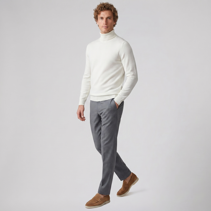 Men’s Tan Suede Slip-On Loafers | Olamil