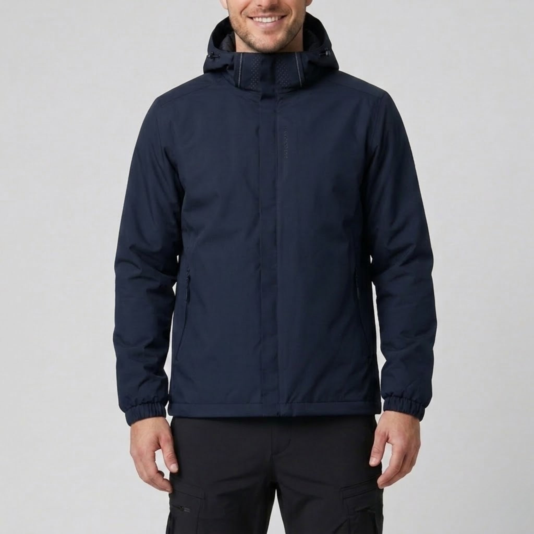 Men’s Waterproof Windbreaker Hooded Jacket | Olamil