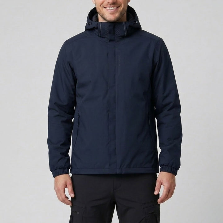 Men’s Waterproof Windbreaker Hooded Jacket | Olamil