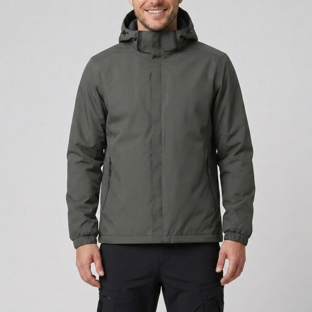 Men’s Waterproof Windbreaker Hooded Jacket | Olamil