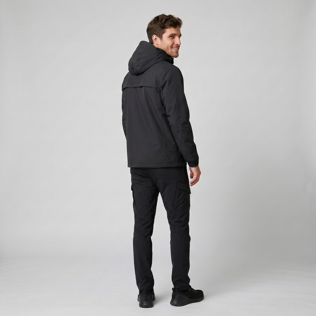 Men’s Waterproof Windbreaker Hooded Jacket | Olamil