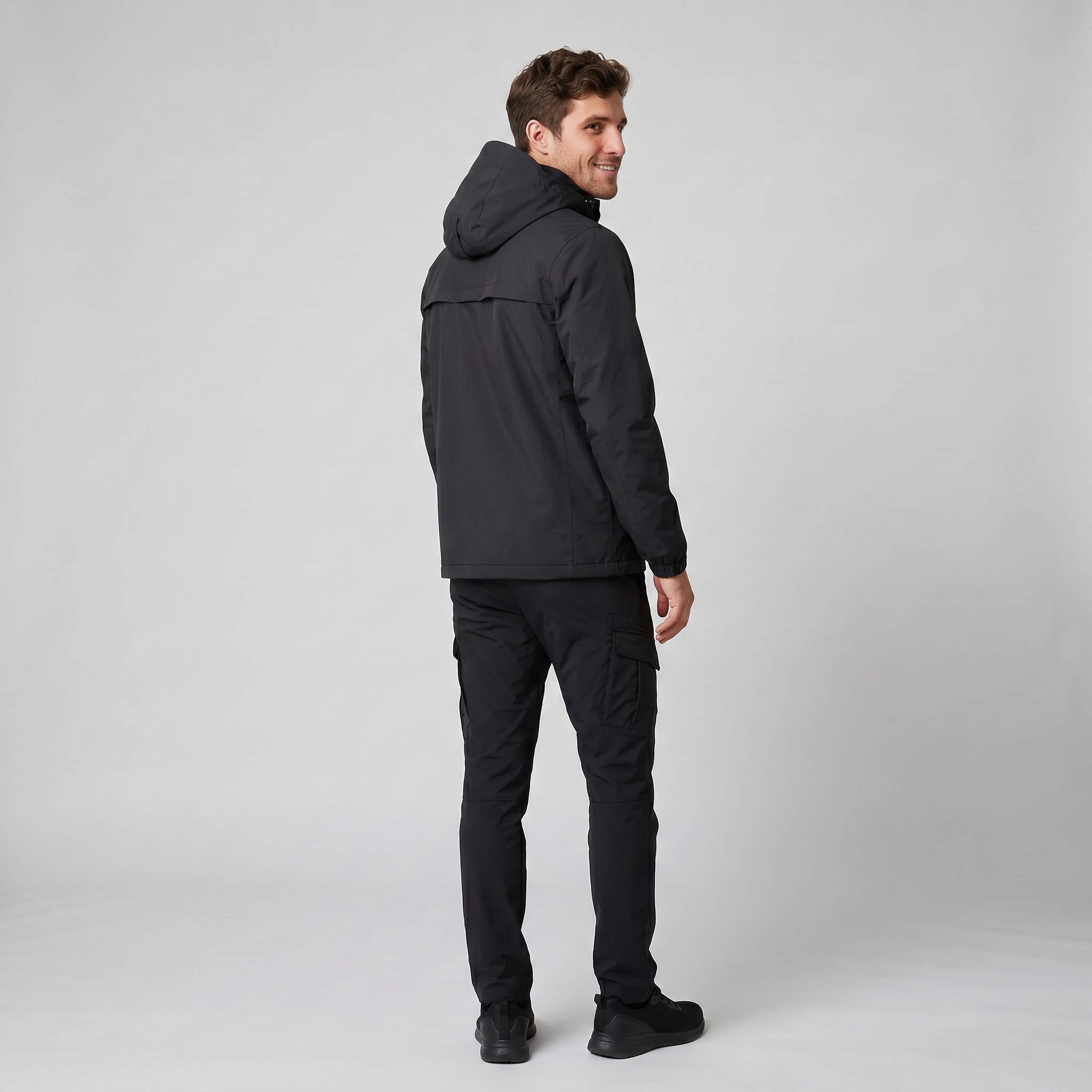 Men’s Waterproof Windbreaker Hooded Jacket | Olamil