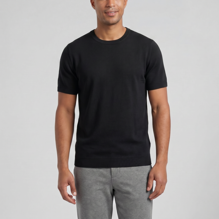 Men’s Wool Knit Casual T-Shirt | Olamil