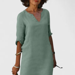 Women’s V-Neck Dress with Comfortable Fit