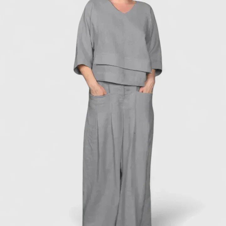 Zaryphina | Women’s Comfortable Two-Piece Set with Relaxed Fit