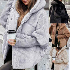 Women’s Elegant Jacket with Plush Trim
