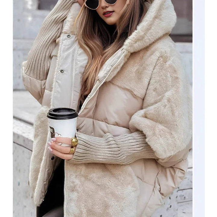Women’s Elegant Jacket with Plush Trim