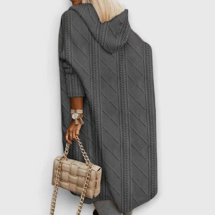 Women’s Longline Cardigan with Hood