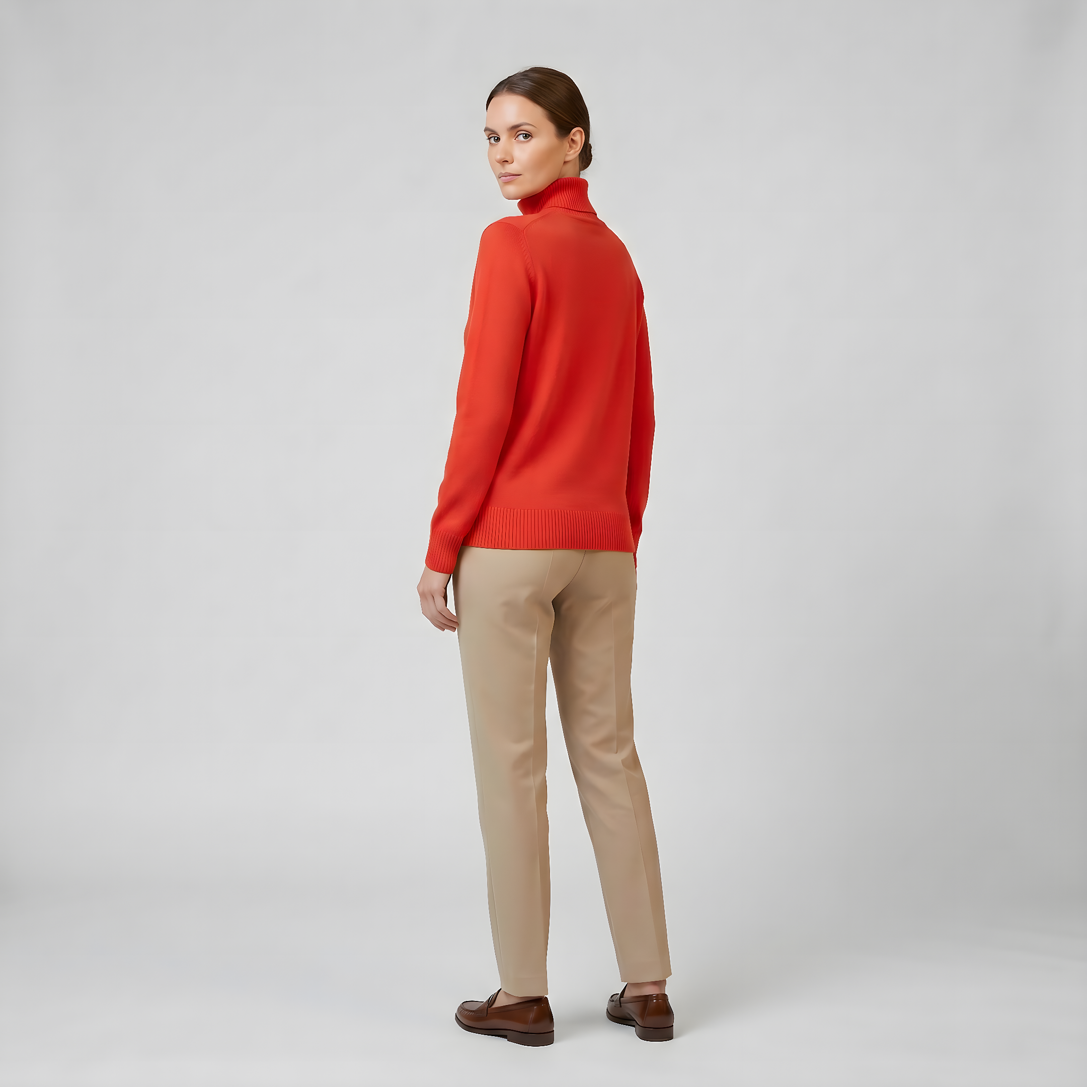 Women’s Cashmere Turtleneck Sweater | Olamil
