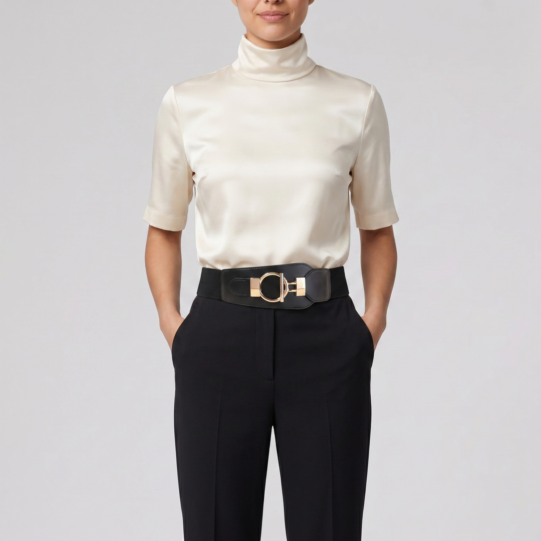 Women’s Circle-Buckle Waist Belt | Olamil