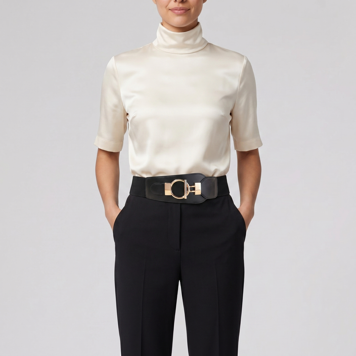 Women’s Circle-Buckle Waist Belt | Olamil