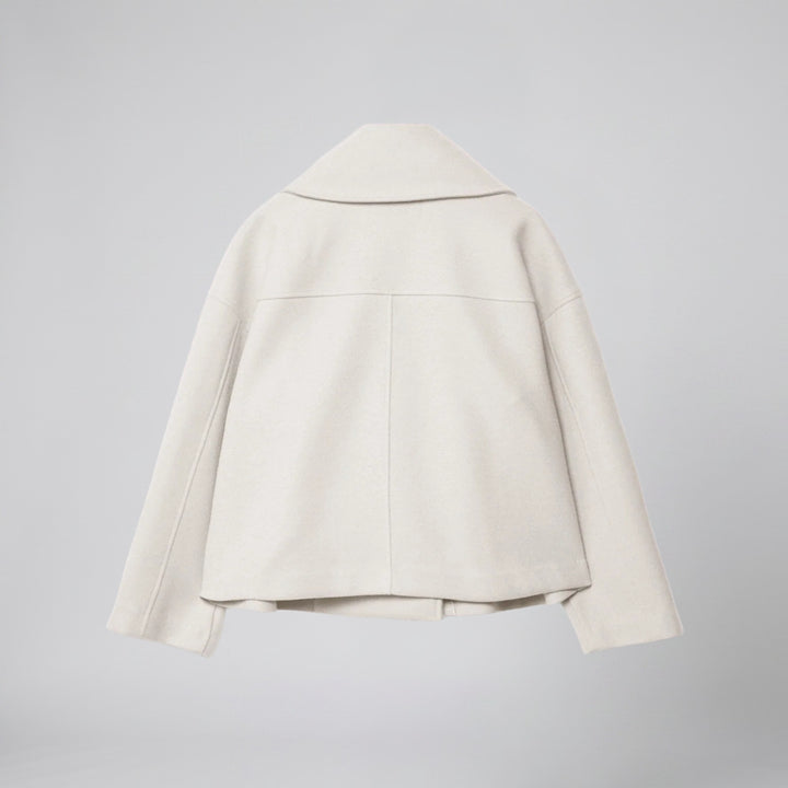 Women’s Double-Breasted Wool-Blend Coat | Olamil