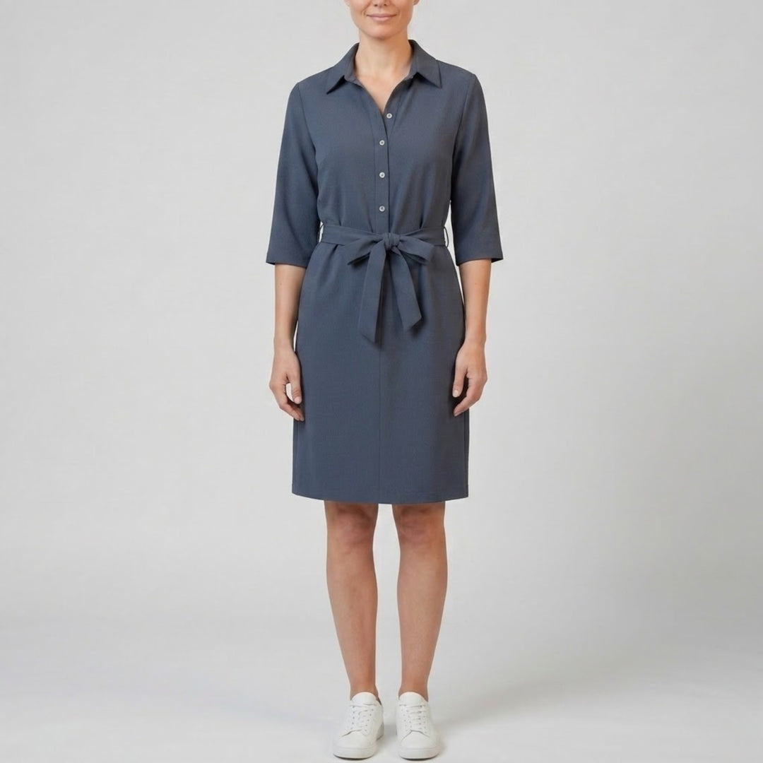 Women’s Half-Sleeve Shirt Dress | Olamil