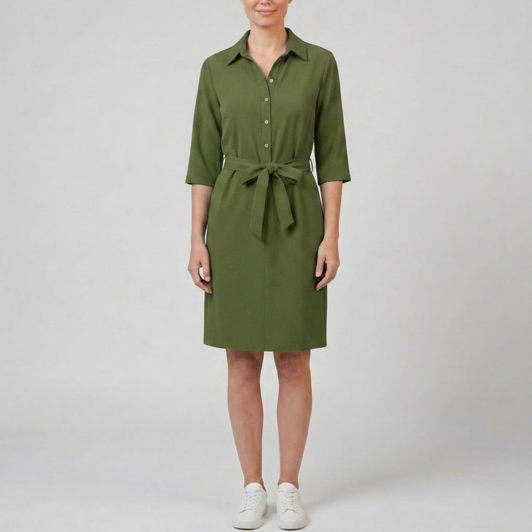 Women’s Half-Sleeve Shirt Dress | Olamil