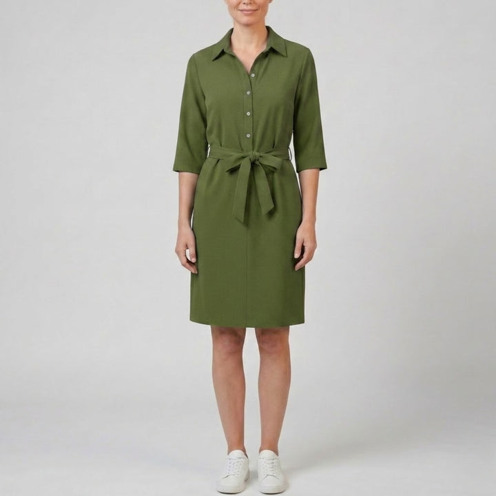 Women’s Half-Sleeve Shirt Dress | Olamil
