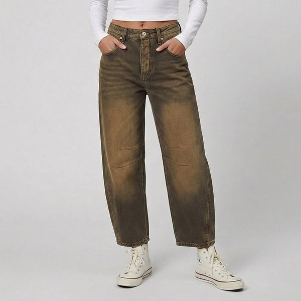 Women’s High-Waisted Wide Leg Jeans | Olamil