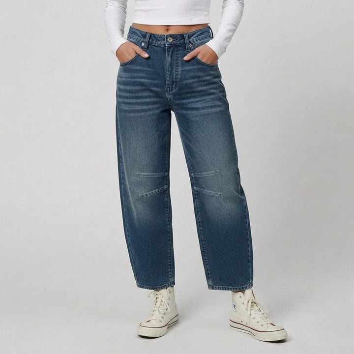 Women’s High-Waisted Wide Leg Jeans | Olamil