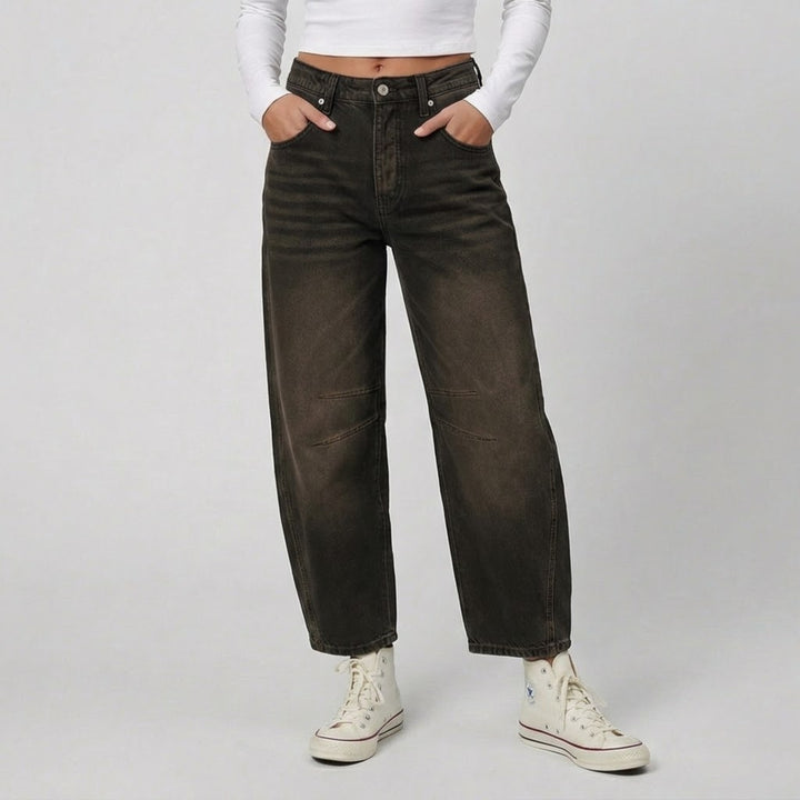 Women’s High-Waisted Wide Leg Jeans | Olamil