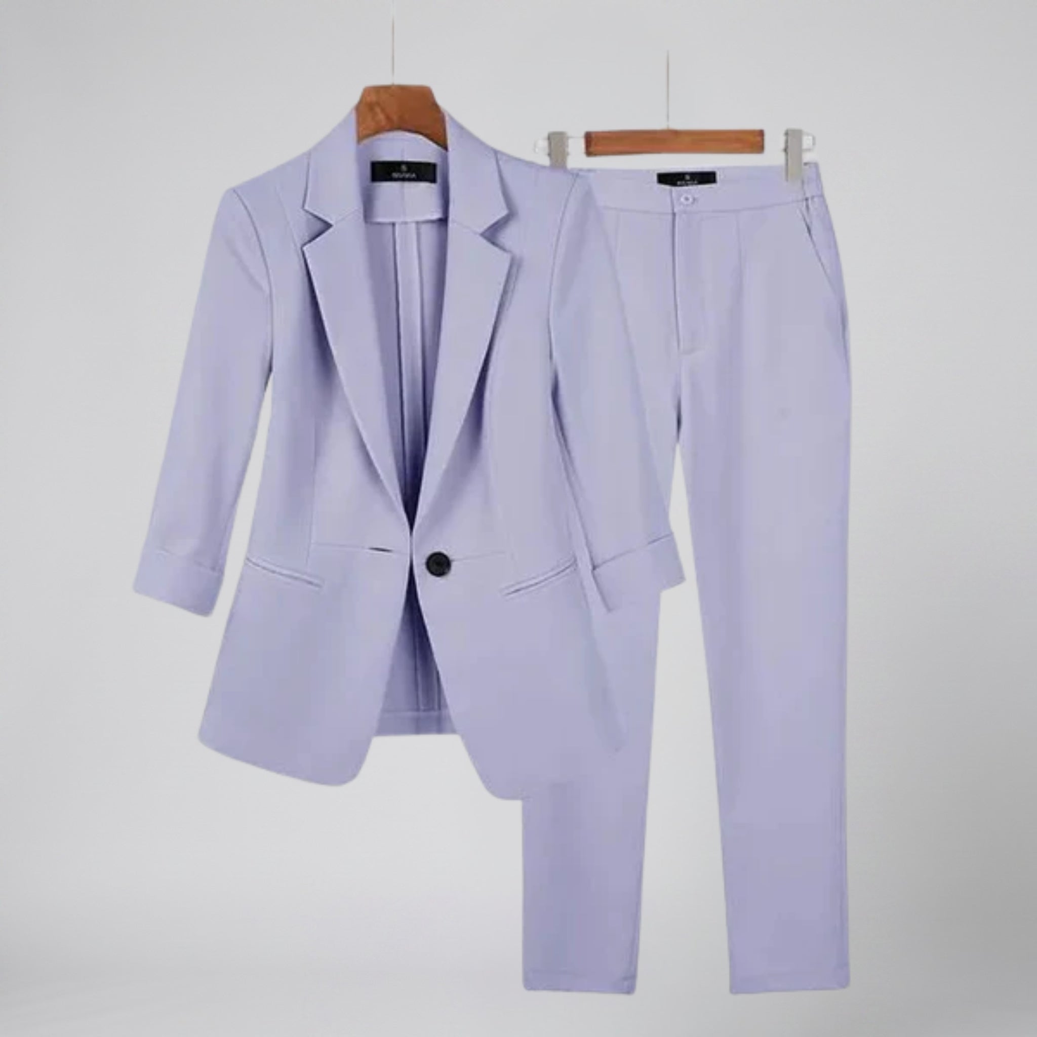 Olamil - Women’s Tailored Lilac Blazer and Pants Set