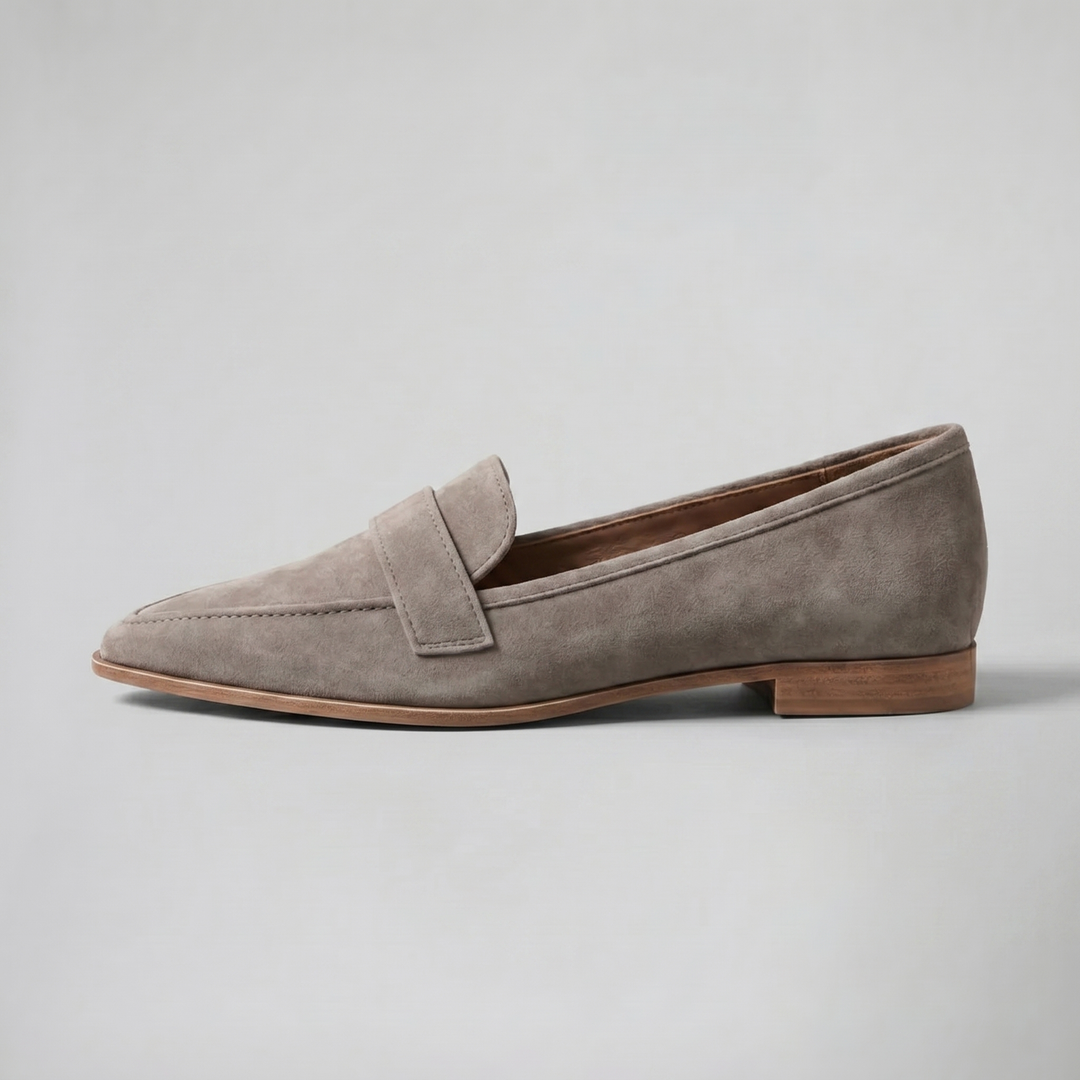 Women's Loafers – Pointed-Toe Suede
