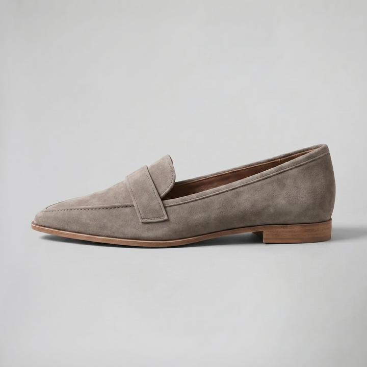 Women's Loafers – Pointed-Toe Suede