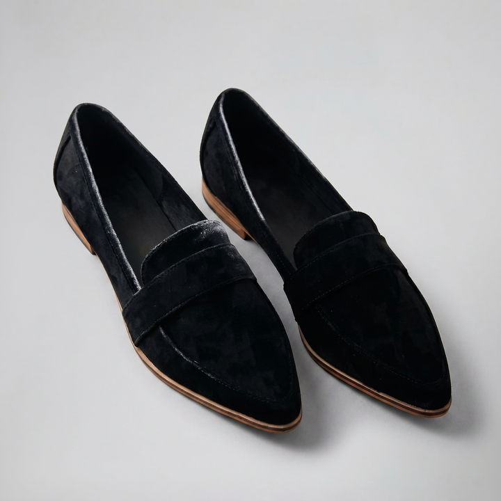 Women's Loafers – Pointed-Toe Suede