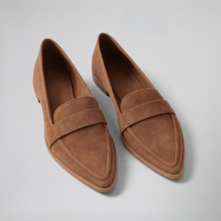 Women's Loafers – Pointed-Toe Suede