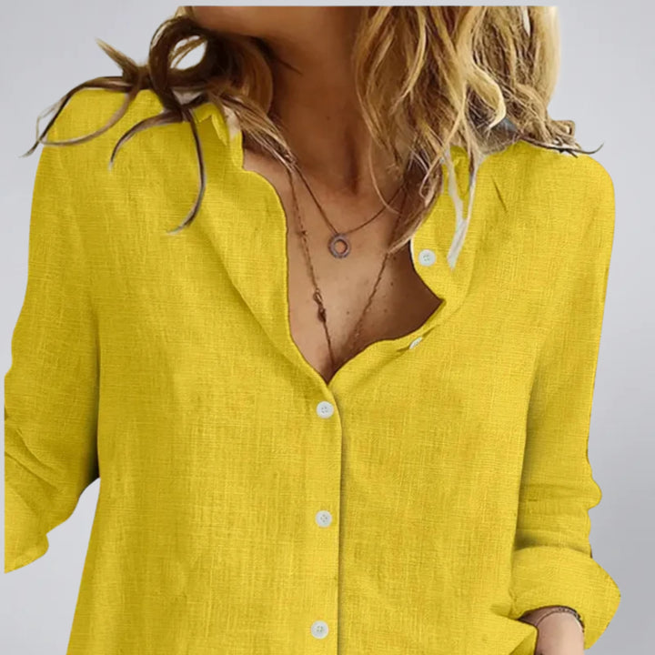 Women’s Relaxed Fit Button-Down Shirt | Olamil