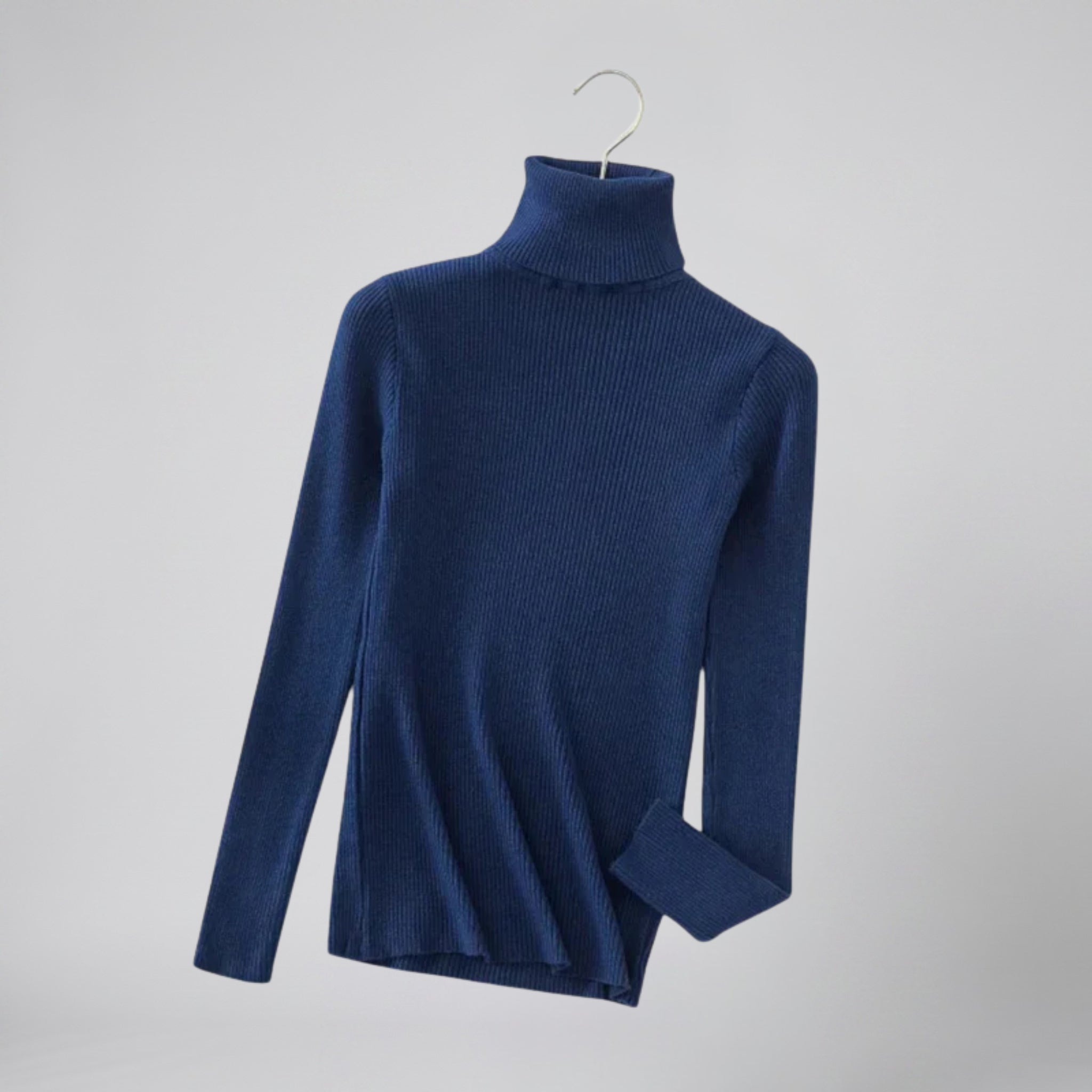 Olamil - Women’s Ribbed Cashmere Turtleneck