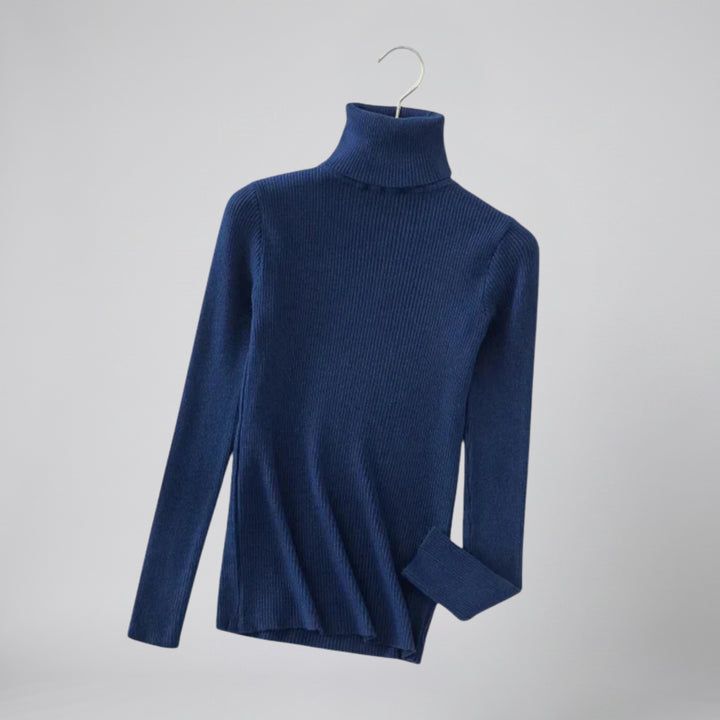 Olamil - Women’s Ribbed Cashmere Turtleneck