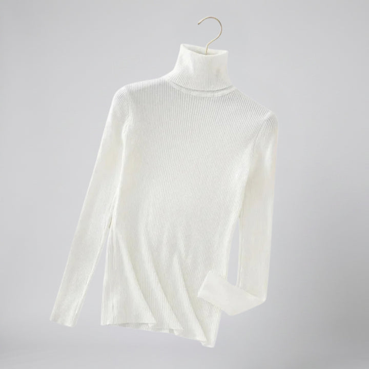 Olamil - Women’s Ribbed Cashmere Turtleneck