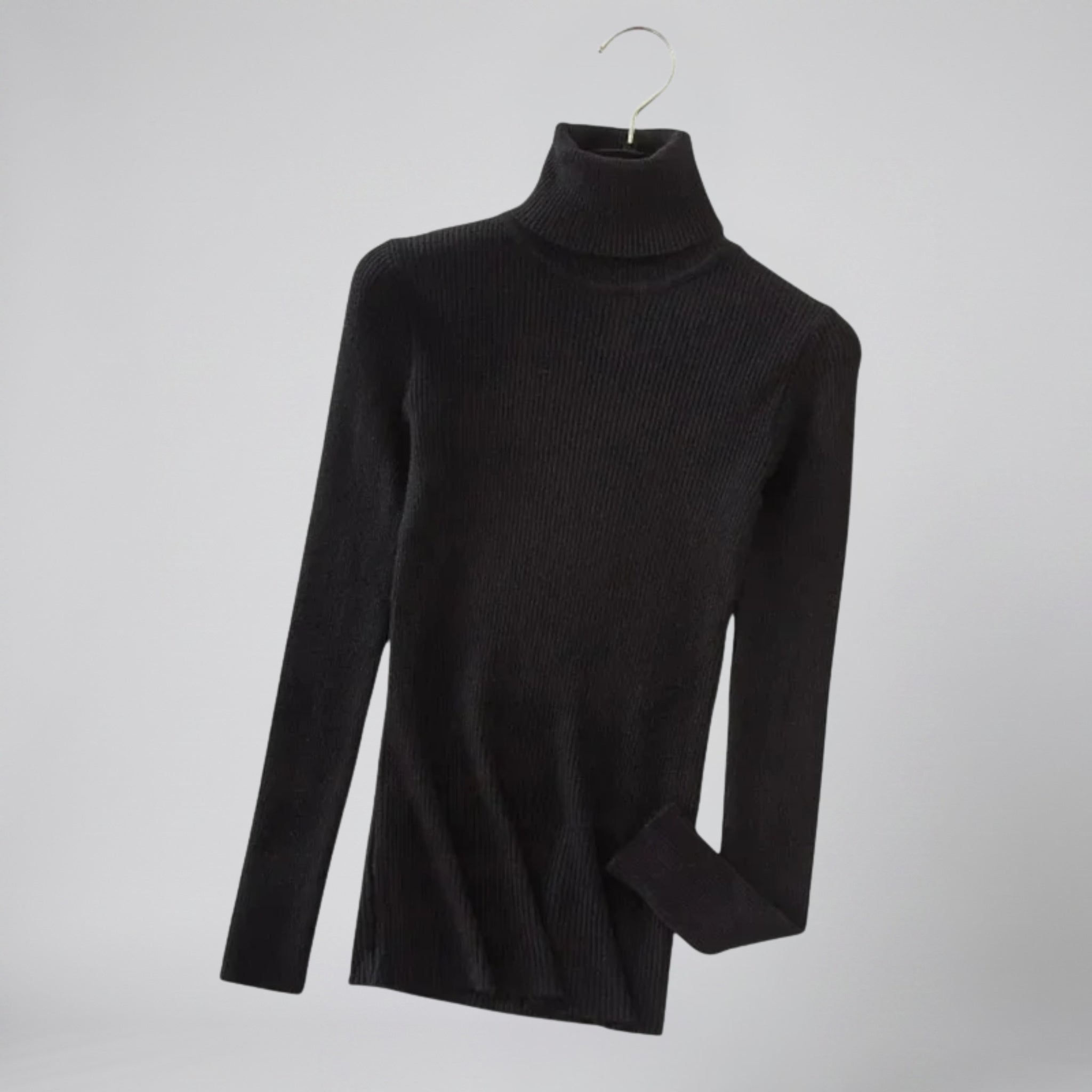Olamil - Women’s Ribbed Cashmere Turtleneck