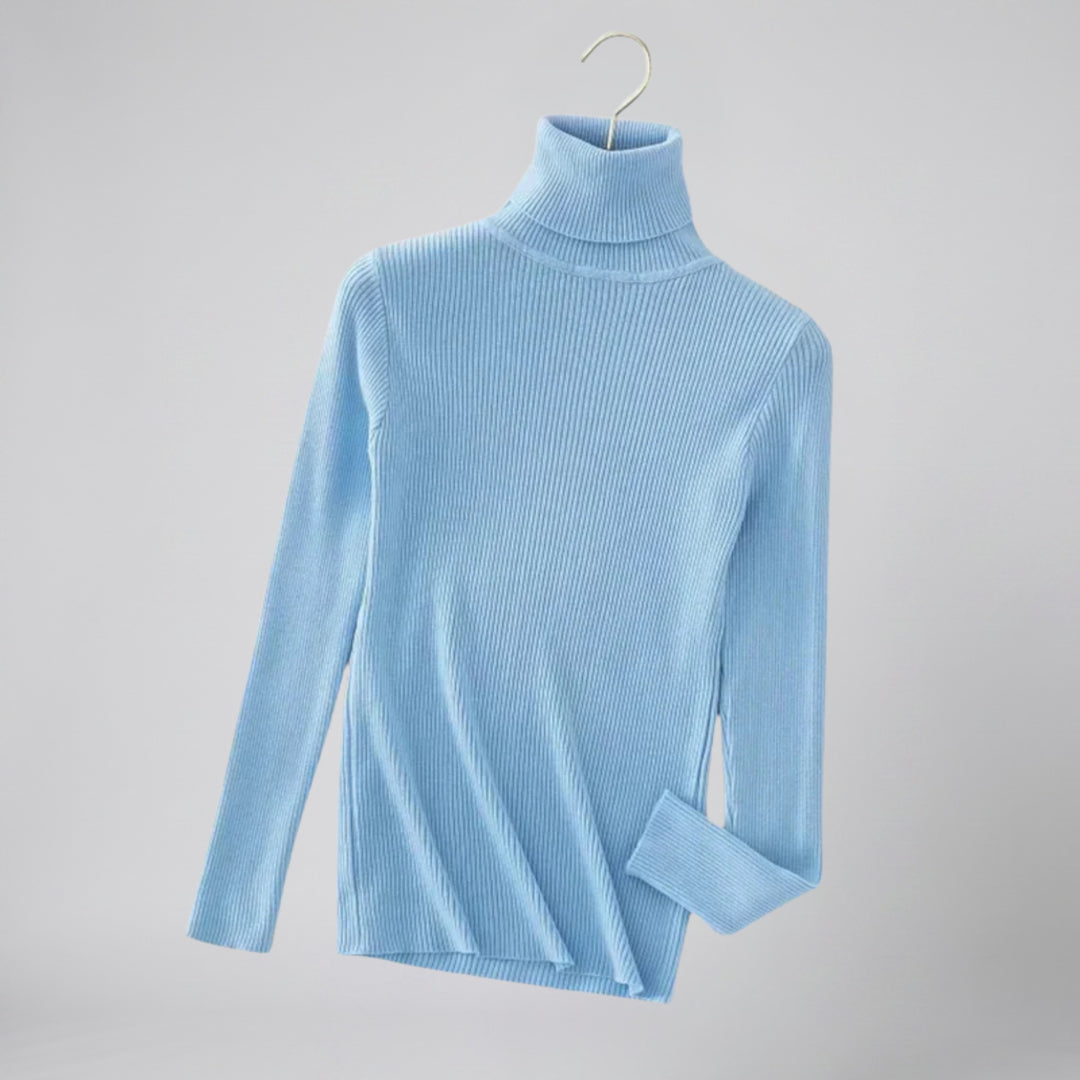 Olamil - Women’s Ribbed Cashmere Turtleneck