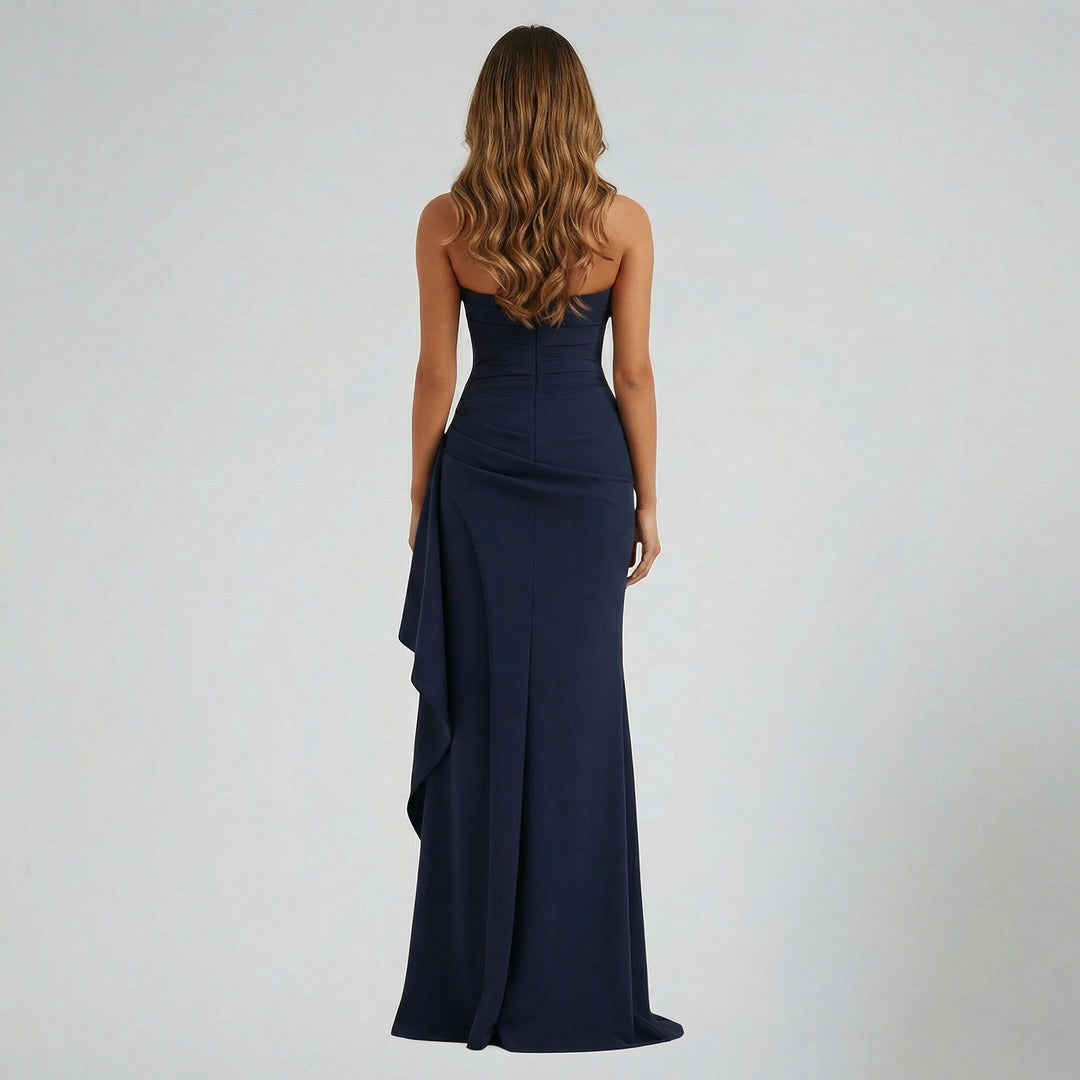 Women’s Ruched Bodycon Long Dress | Olamil