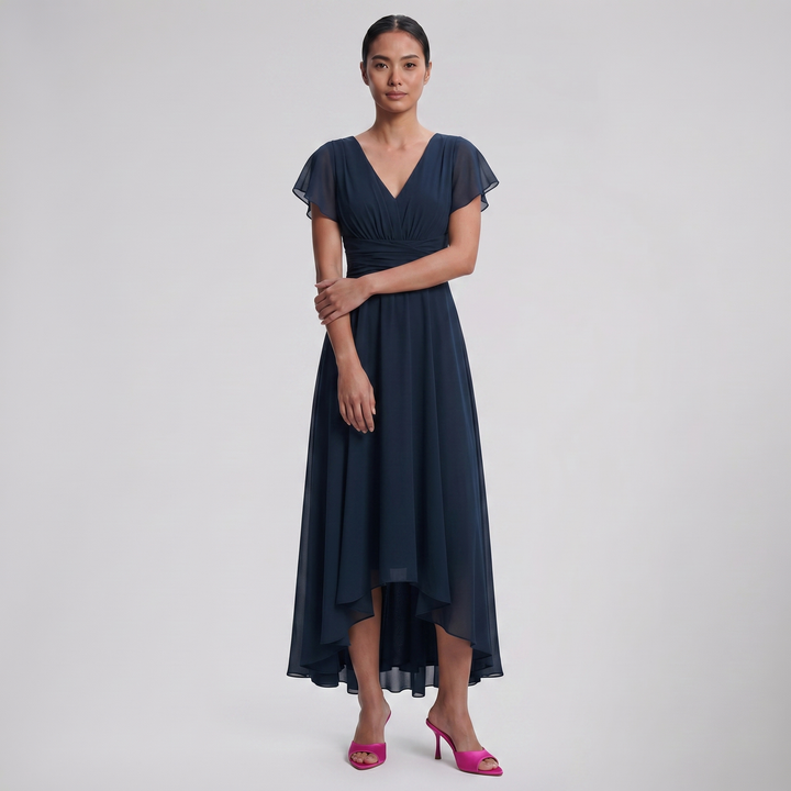 Women's Mules – Satin Peep-Toe